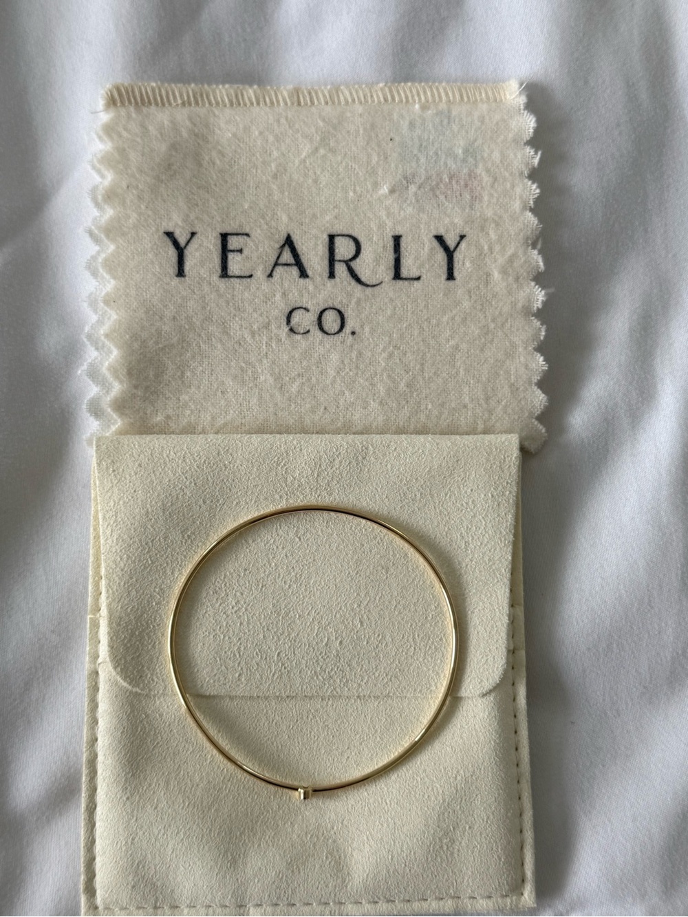 Yearly Co. Heavy Weight Delicate Diamond Bangle: Oval Diamond - Picture 3 of 6
